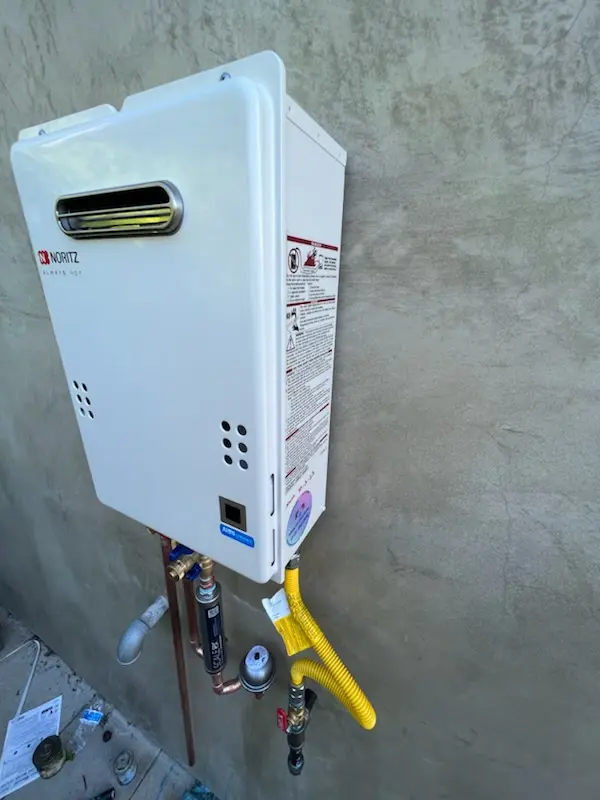 Tankless water heater installation for Downtown Corona homes